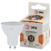 Лампа светодиодная ЭРА STD LED MR16-12W-827-GU10 12Вт софит теплый белый свет GU10