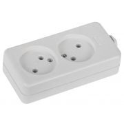 Колодка для удлинителя K-2 «ЭРА» 2гн, б/з (10/40/2880)