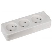 Колодка для удлинителя K-3 «ЭРА» 3гн, б/з (10/40/1920)*