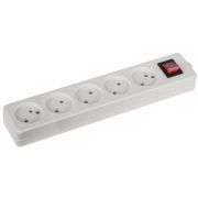 Колодка для удлинителя K-5s «ЭРА» 5гн, б/з, с выкл.  (10/40/960)