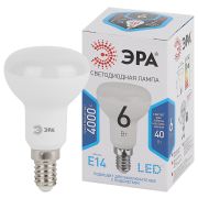 Лампа светодиодная ЭРА STD LED R50-6W-840-E14 6Вт рефлектор нейтральный белый свет Е14