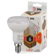 Лампа светодиодная ЭРА STD LED R50-6W-827-E14 6Вт рефлектор теплый белый свет Е14