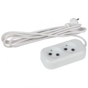 UX-2-3m Удлинитель Россия ЭРА б/з 2х0,75мм2, ШВВП, 6А/1300Вт, 2гн, 3м (20/960)