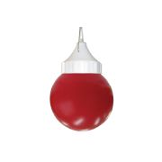 Светильник ЭРА НСП 01-60-003 подвесной Гранат полиэтилен IP44 E27 max 60Вт шар красный