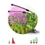 Светильник для растений на прищепке ЭРА FITO-20W-АLED-N красно-синего спектра 12 Вт черный