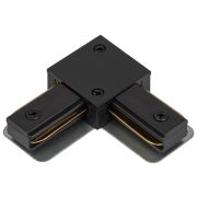 Коннектор питания ЭРА TR-1PA-LС BK для однофазного шинопровода угловой черный