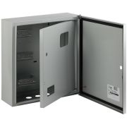 Корпус металлический навесной ЭРА SIMPLE ЩУ-3-1-1 2-х дверный (445х400х155) IP54 У2 серый