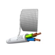 Провод ЭРА ПВС 3х0,75 мм2 10м белый