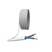 Провод ЭРА ШВВП 2х0,75 мм2 20м белый