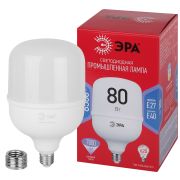 Лампа светодиодная POWER ЭРА RED LINE LED T140-80W-6500-E27/E40 R 80Вт колокол холодный белый свет E27/E40