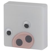 Ночник - светильник светодиодный ЭРА NN-631-LS-P в розетку с датчиком освещенности розовый