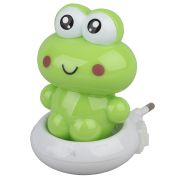 Ночник - светильник светодиодный ЭРА NN-608-SW-GR в розетку с выключателем зеленый