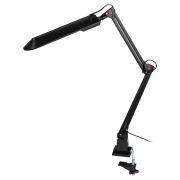 Настольный светильник ЭРА NL-201-G23-11W-BK с лампой PL на струбцине черный