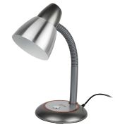 Настольный светильник ЭРА N-115-E27-40W-GY серый