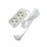 481S-9210 Удлинитель бытовой ТМ Союз 2200 Вт (з) 2 гн ПВС 10м/25***