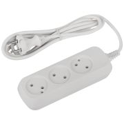 Удлинитель электрический ЭРА UDL-10-315 Greenline 3 розетки без заземления 1,5м ПВС 2x0.75мм2