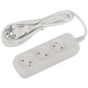 Удлинитель электрический ЭРА UDL-10-330 Greenline 3 розетки без заземления 3м ПВС 2x0.75мм2