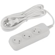 Удлинитель электрический ЭРА UDL-10-350 Greenline 3 розетки без заземления 5м ПВС 2x0.75мм2