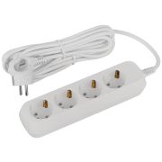 Удлинитель электрический ЭРА UDL-10-450-E Greenline 4 розетки с заземлением 5м ПВС 3x0.75мм2