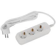 Удлинитель электрический ЭРА UDL-16-315-E Greenline 3 розетки с заземлением 1,5м ПВС 3x1мм2