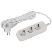 Удлинитель электрический ЭРА UDL-16-330-E Greenline 3 розетки с заземлением 3м ПВС 3x1мм2