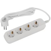 Удлинитель электрический ЭРА UDL-16-415-E Greenline 4 розетки с заземлением 1,5м ПВС 3x1мм2