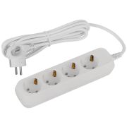 Удлинитель электрический ЭРА UDL-16-430-E Greenline 4 розетки с заземлением 3м ПВС 3x1мм2