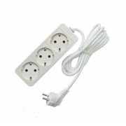 481S-9307 Удлинитель бытовой ТМ Союз 2200 Вт (з) 3 гн ПВС 7м/30