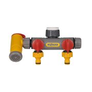 2250 HoZelock Разделитель потоков HoZelock 2250 Двухпутевой с краном Flow мax (5/525)