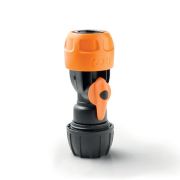 Коннектор GF GF80005029 для шланга быстросъёмный 3/4 со встроенным регулятором потока