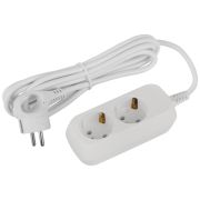 Удлинитель электрический ЭРА UDL-16-230-E Greenline 2 гн с з/к 3м 16А 3500 Вт ПВС 3x1мм2 1/20