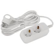 Удлинитель электрический ЭРА UDL-10-250-E Greenline 2 гн с з/к 5м 10А 2200 Вт ПВС 3x0.75мм2 1/20