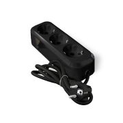 Удлинитель «UNIVersal» У10-554 ПВС 3*0,75 3гн. с/з 5м 10А 2200 Вт (еврослот) черный 1983