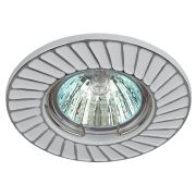 ST6 CH/WH Светильник ЭРА штампованный MR16,12V/220V, 50W белый/хром (100/2800)