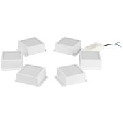 Светильник светодиодный ЭРА SPO-646-3-5K-W6 36Вт 5000К 89х89мм грильято 100х100 домино белый 6 кубиков драйвер