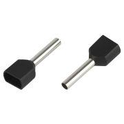 Наконечник-гильза ЭРА NO-225-14 двойной НШвИ(2) 1.5-12 с изолированным фланцем упаковка 10 шт