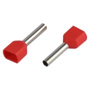 Наконечник-гильза ЭРА NO-225-100 двойной НШвИ(2) 1.0-10 с изолированным фланцем упаковка 50 шт