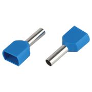 Наконечник-гильза ЭРА NO-225-103 двойной НШвИ(2) 2.5-10 с изолированным фланцем упаковка 50 шт