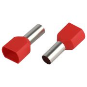 Наконечник-гильза ЭРА NO-225-107 двойной НШвИ(2) 10.0-14 с изолированным фланцем упаковка 50 шт