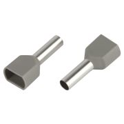 Наконечник-гильза ЭРА NO-225-75 двойной НШвИ(2) 4.0-12 с изолированным фланцем упаковка 500 шт