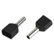 Наконечник-гильза ЭРА NO-225-13 двойной НШвИ(2) 1.5-8 с изолированным фланцем упаковка 10 шт