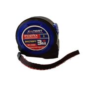 Рулетка-метр автостоп  3 м/16 мм X-PERT XP-R508 синий прорезиненный корпус 1/12/120