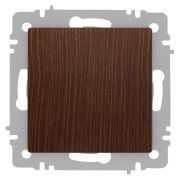 Выключатель Intro Accent 6-101-10 , 10А-250В, IP20, СУ, AL/CU, венге