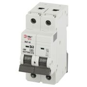 Автоматический выключатель ЭРА PRO VA63-2P63D6 ВА47-63 2P 63А кривая D 6кА