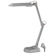 Настольный светильник ЭРА NL-202-G23-11W-GY серый (6/144)