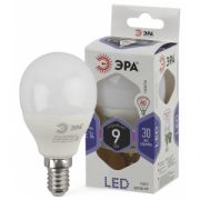 ЭРА LED STD P45- 9W-860-E14	шар холодный дневной свет (10/100/3600)