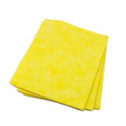 Салфетка из вискозы нетканная 30х38 см, (упаковка 3 шт) жёлтая 80г/м2