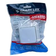 Выключатель 1 кл, о/у, белый, SPARK LUX 16А 220В (2701) 1/12