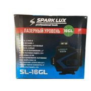 Нивелир лазерный линейный, 2 аккумулятора SPARK LUX SL-16GL 16 зеленых лучей 1/6