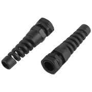 Кабельный ввод сальник ЭРА NO-224-251 с гибким отводом PGR 11 (d отв.18.6 мм / d провод.5-10 мм) IP54 (упаковка 10 штук)